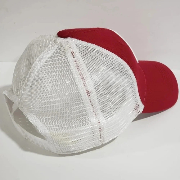 NWOT,Dierks Bently Mountain High Snapback Trucker Hat With  Patch,Red/White. - Picture 2 of 7